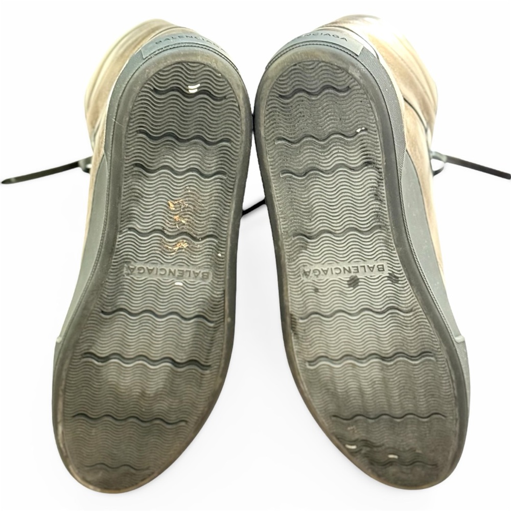 Balenciaga X Vintage Balenciaga Leather Hi-Top Sneakers in Metallic Men's EU 45 - Picture 7 of 7